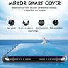 HonorX9b 5G Case Smart Mirror Flip Coques for Honor X9b X50 X 9b X9 b HonorX50 6.78inch Stand Magnetic Clear View Phone Shell