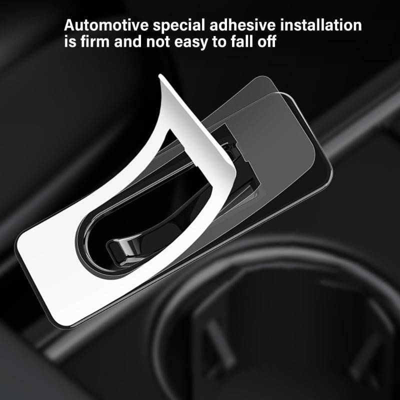 3Pcs/6Pcs Car Cup Holder Limiter Self Adhesive Fixing Clip Auto Water Cup Slot Limit Pad Bottle Slot Limiter