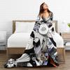 Choso  Blanket Kaisens Anime Flannel Vintage Warm Throw Blanket for Bedding Lounge  Winter
