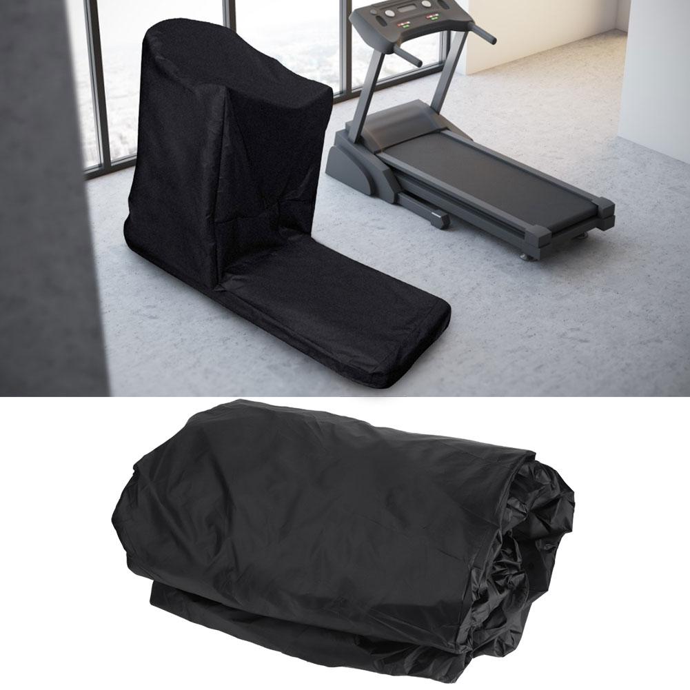 LShaped Treadmill Cover Waterproof Dustproof Protective Cover Black Outdoor Indoor Supplies
