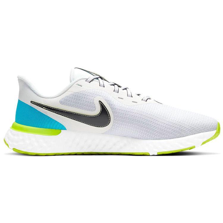 Nike Revolution 5 EXT Summit White Light Blue Fury Men Sneakers Volt Black CZ8591-102