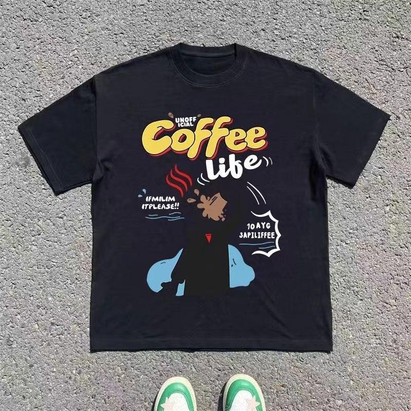 

100% Чистый Хлопок Персонализированная Летняя Футболка с Коротким Рукавом для Мужчин и Женщин, Унисекс Американский Тренд Простой Принт Личность 4XL