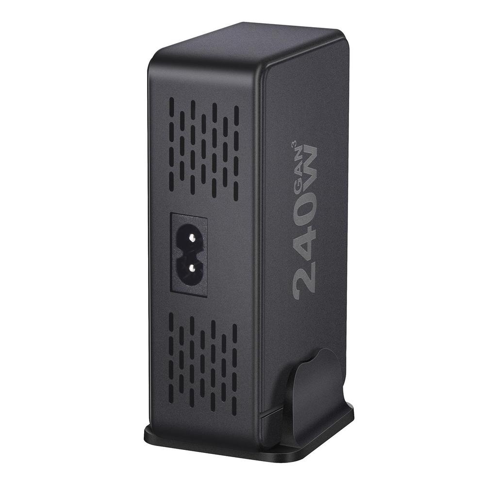 268W Gallium Nitride 8-Port 240W PD Desktop Charger.