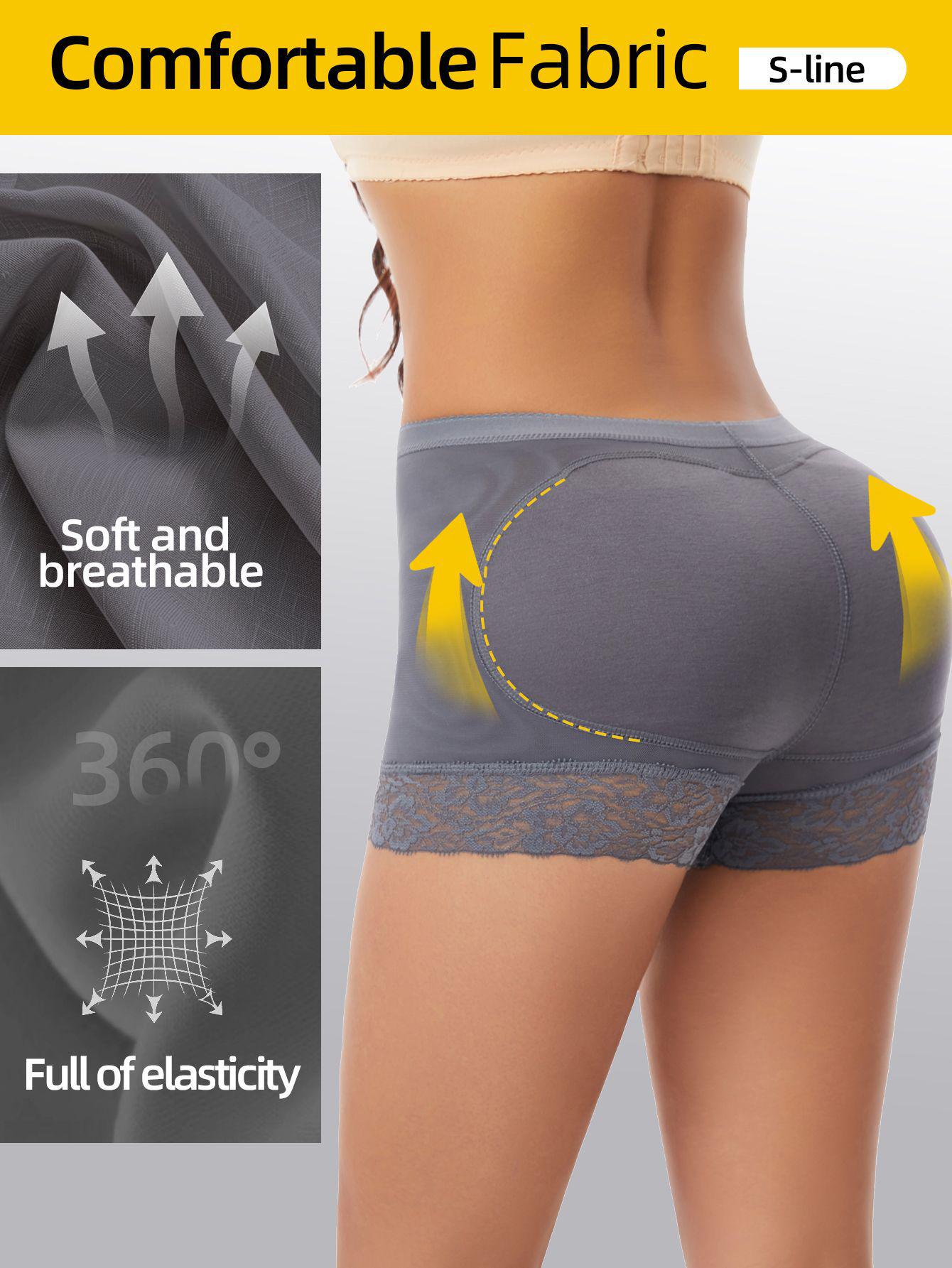 

Дышащие трусики с эффектом увеличения бедер и вставными подушечками для создания пышных форм и подтянутого силуэта. L