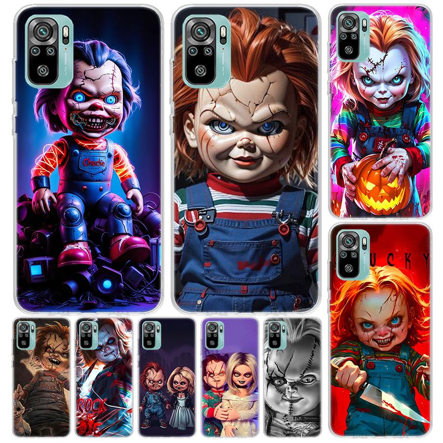 Chucky Doll Horror Movie Cover For Xiaomi Redmi Note 10 9S 9 8T 8 Pro 7 5 Mi 9T 10T 11T 12T 11 12 Lite 12X A3 A2 A1 Print Coque