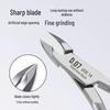 Stainless Steel Cuticle Nippers for Precise Nail Trimming and Dead Skin Removal - High-Quality Salon Nail Care Tool.