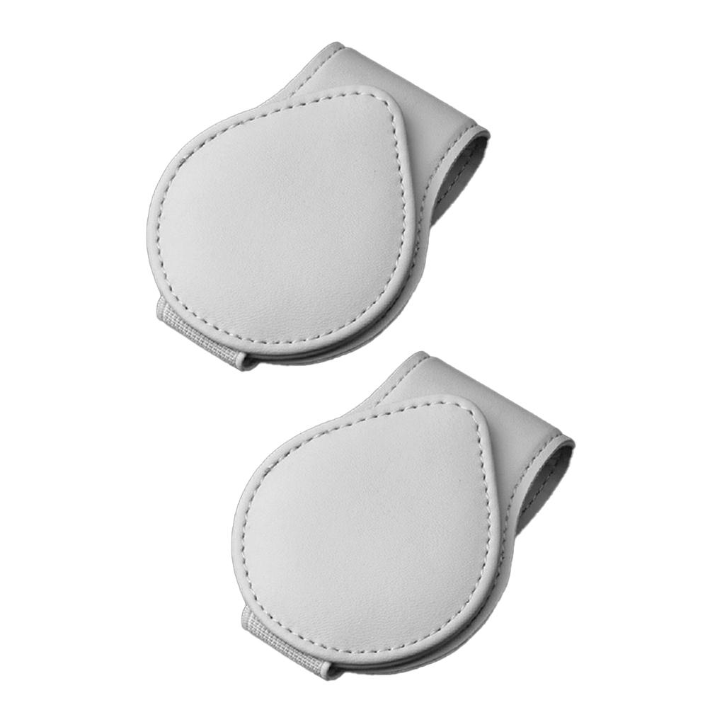 Pack of 2 Car Glasses Clip Ticket Card Holder Sunglasses Eyeglasses Pink