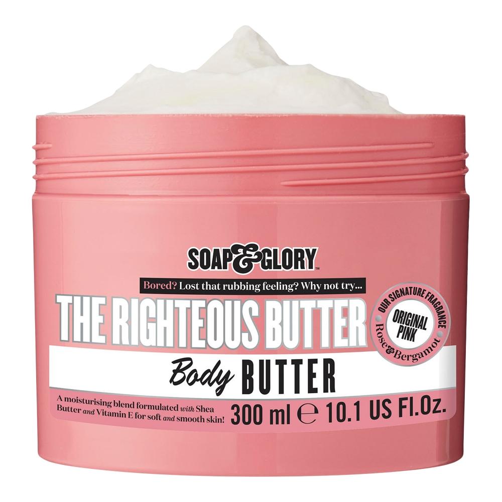 Soap Glory Original Pink The Righteous Butter Feuchtigkeitsspendende Körperbutter, 10,1 oz