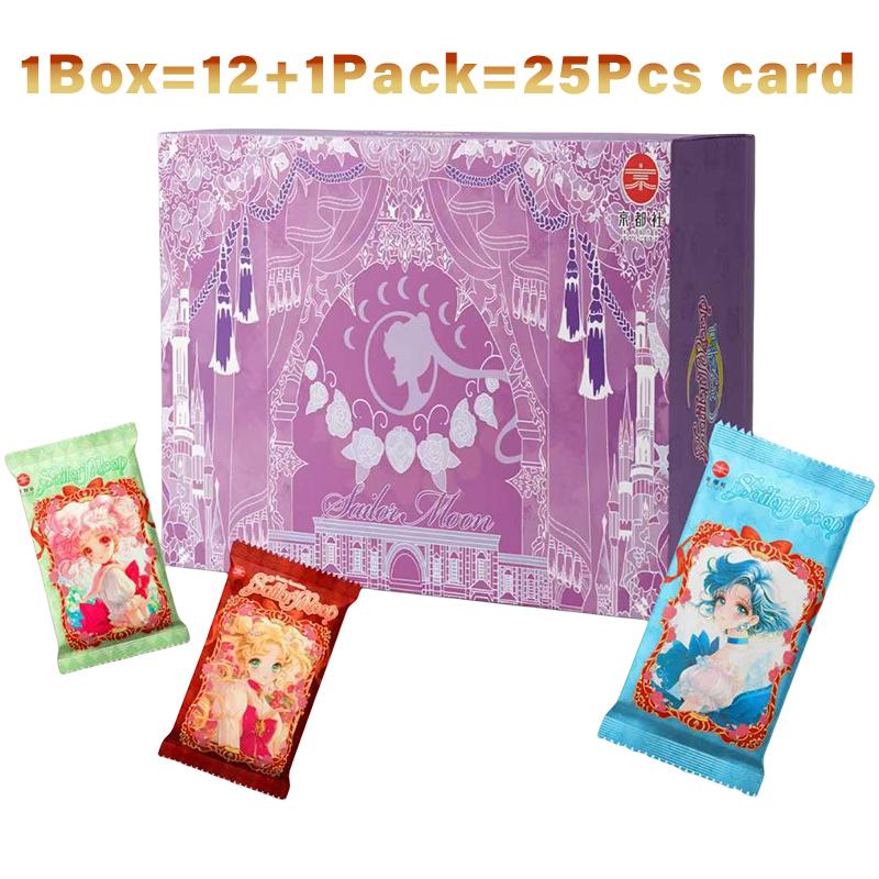 Sailor Moon Collection Cards Pack Booster Box Anime Character Card Kid Birthday Gifts