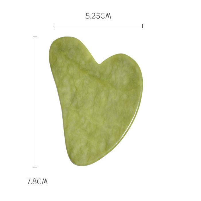 Gua Sha Pierre Jade Pour Massage Visage