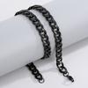 Simple Stainless Steel Grinding Chain Hiphop Necklace Street Hip Hop Titanium Steel Tide Jewelry Nk Chain