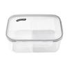 PP Plastic Bento Lunch Box with Compartments - Microwave Safe, Portable & Fresh-Keeping for Students & Office Workers