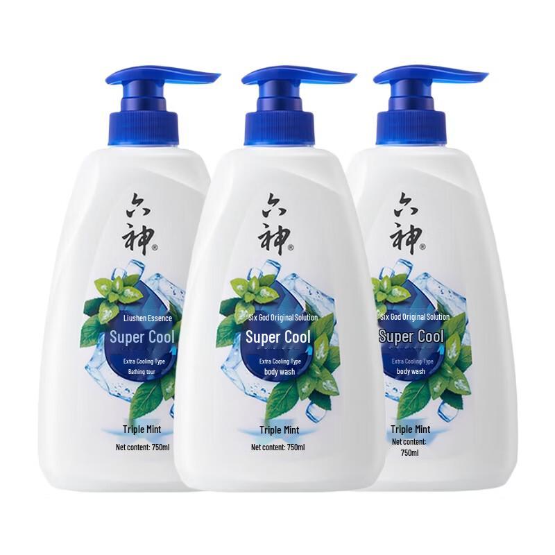 Six God Icy Cool & Invigorating Shower Gel