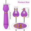 10 Modes Nipple Clamps G Spot Vibrator Breast Clips for Women Nipple Clitoral Stimulator Massager Adult Goods Sex Toy for Couple