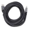 DisplayPort 1.4 Kabel 8K 16,4ft Lang Langlebiges Nylon Stilvolles Grau High Speed Computer DisplayPort Kabel für PC Display