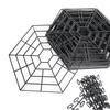 20 Pieces Fishing Pond Net Protectors, Netting Multifunctional, DIY Six Angle Guards,Protective