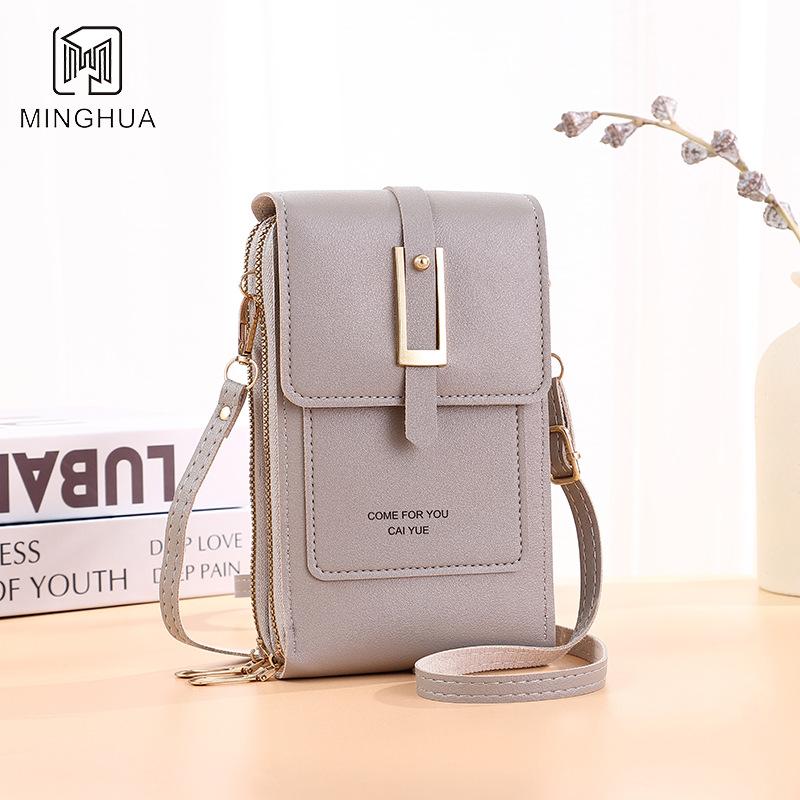 Mobile phone bag, women's crossbody bag, lightweight mini women's shoulder bag, touch screen