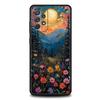 Oil Painting Of Flowers Phone Case For Samsung Galaxy A15 A13 A35 A55 A51 A71 A41 A31 A21S A03S A05 A23 A25 A33 A53 A73 5G Cover