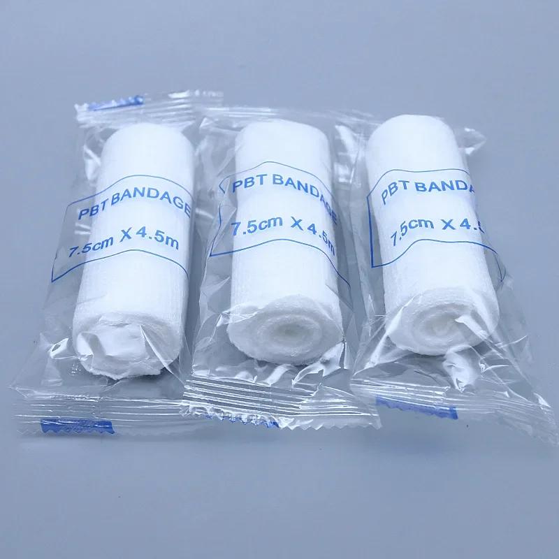 1pc Elastic Bandage First Aid Kit Gauze Roll Wound Dressing Medical Nursing Emergency Care Bandages