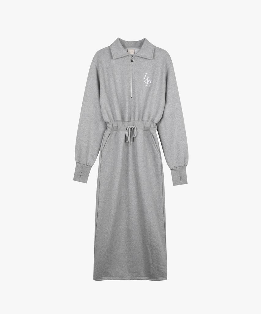 Rosiro L&R Half Zipup Long Ops Melange Gray