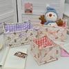 Multipurpose Quilted Fabric Storage Basket Accessory for Desk Organization In Any Room or Offices Space Saving Designs