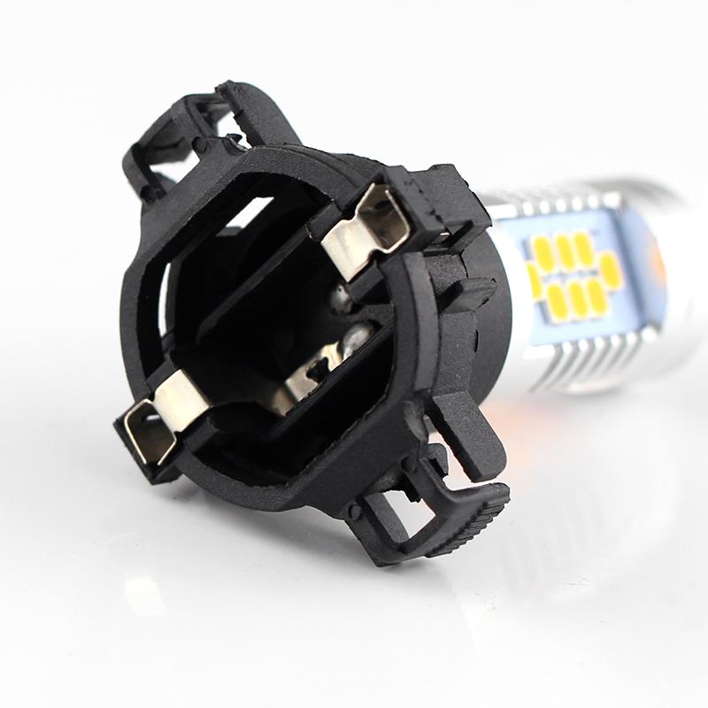 2pcs Amber Yellow PY24W 5200s LED Bulbs For BMW 3 4 5 Series X3 E70 X5 X6 Z4 Front Turn Signal Lights Car AccessoriesTurn Signal 2