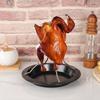Braten Grill Ständer Hähnchenbräter Rack Küche Outdoor Bbq Werkzeuge Kohlenstoffstahl Antihaft-gegrillte Hähnchenplatte