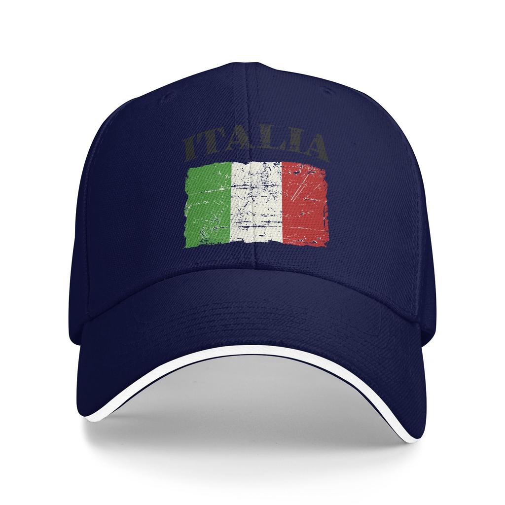 Unisex Italian Vintage Flag Italy Italia Outdoor Hat Trucker Cap Casual Baseball Cap Sports Sunshade