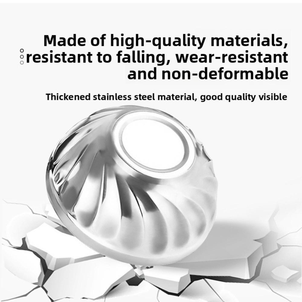 2pcs Stainless Steel Salad Rice Bowl Heat Resistant 12-20cm Stainless Steel Bowl Kitchen Tableware Korean Soup Ramen Bowl