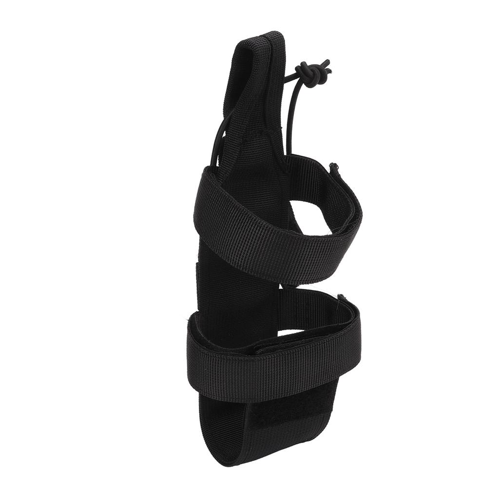 Water Bottle Carrier Camping Hiking Water Bottle Holder Outdoor Adjustable Webbing Kettle Cover Black