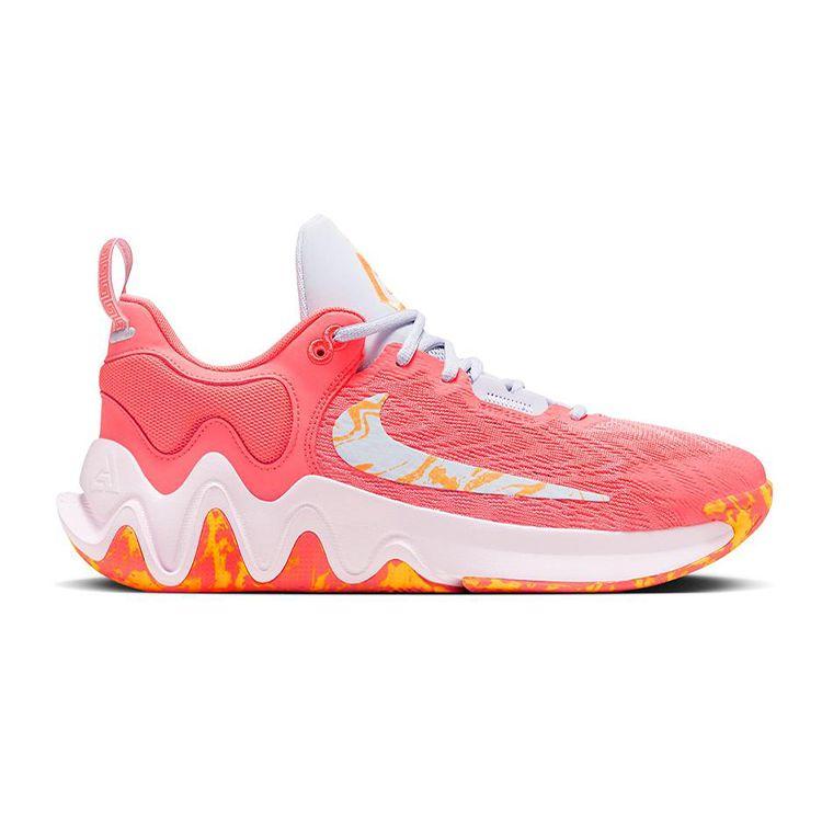 Nike Giannis Immortality 2 GS Hot Punch Nesúrodé Detské Tenisky Viacfarebné Ružová-Pena Laserovo-Oranžová DQ1943-600