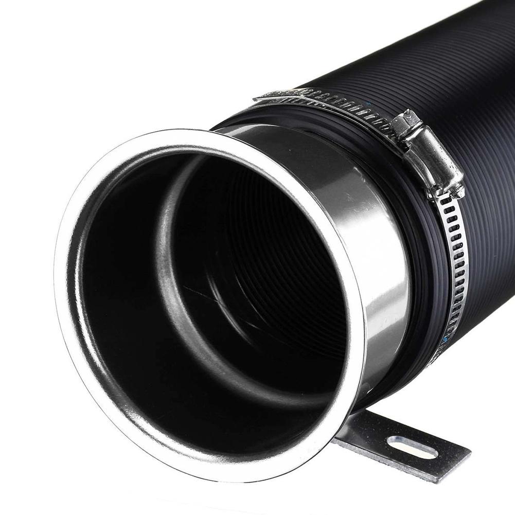 76mm Car Modification Supplies Telescopic Tube Ventilation Tube Intake Air Pipe Expandable Cold Air Intake Kit