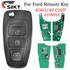 SilKY Flip Remote Control Car Key Fob ID49 Chip/4D63 CHIP 433MHz FCCID GK2T-15K601-AB/AA For Ford Transit Custom Tourneo 2015+