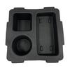 Snack Container Tray with Cup Holder Large Capacity Multiple Compartments