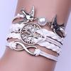 Adjustable Leather Multilayer Bracelet Wristband