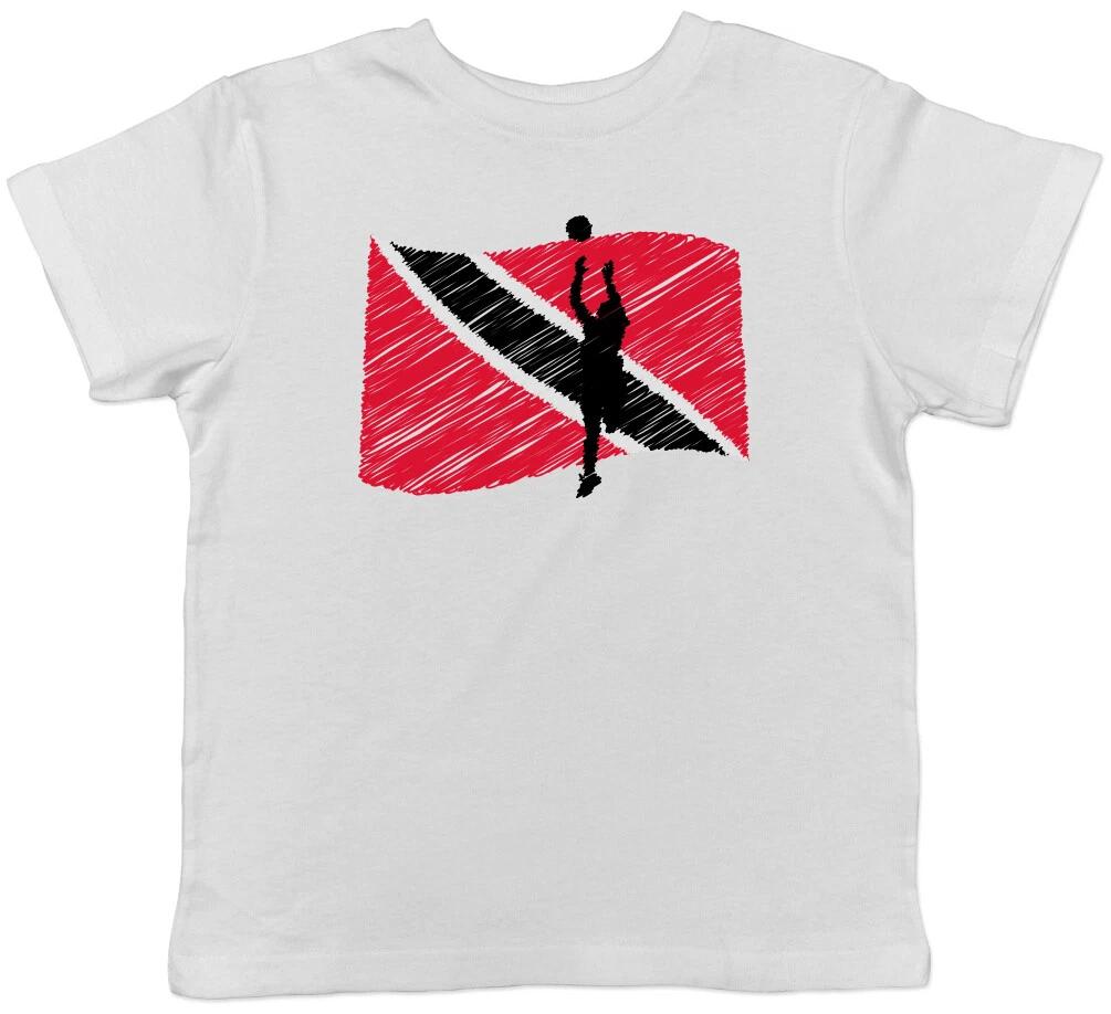 Trinidad & Tabago Netball Boys Girls Kids Childrens T-Shirt 130
