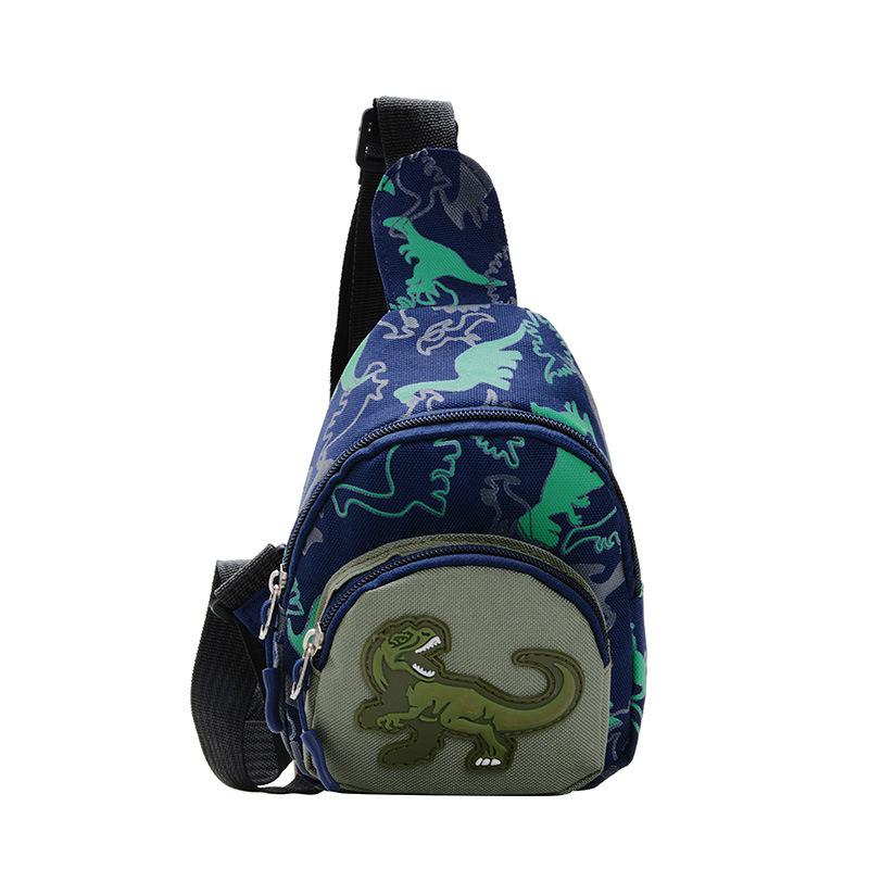 

Корейська версія дитячої сумки 2024 рання весна нова сумка через плече милий динозавр міні нагрудна сумка модна сумка для хлопчиків і дівчаток синій