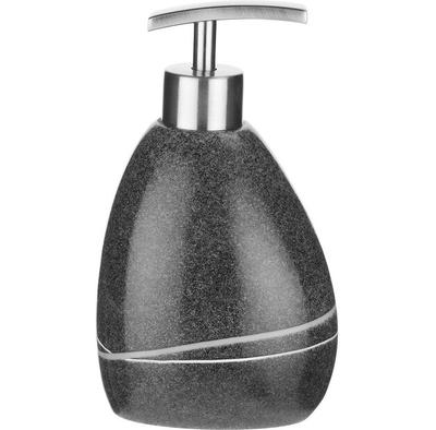 Dispensador de sabão líquido Kleine Wolke Stones cinza 5080912854