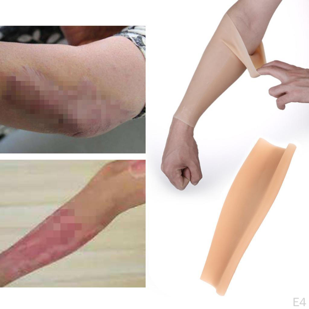 Silicone False Arm Calf Sleeve Lifelike Leg Beautiful