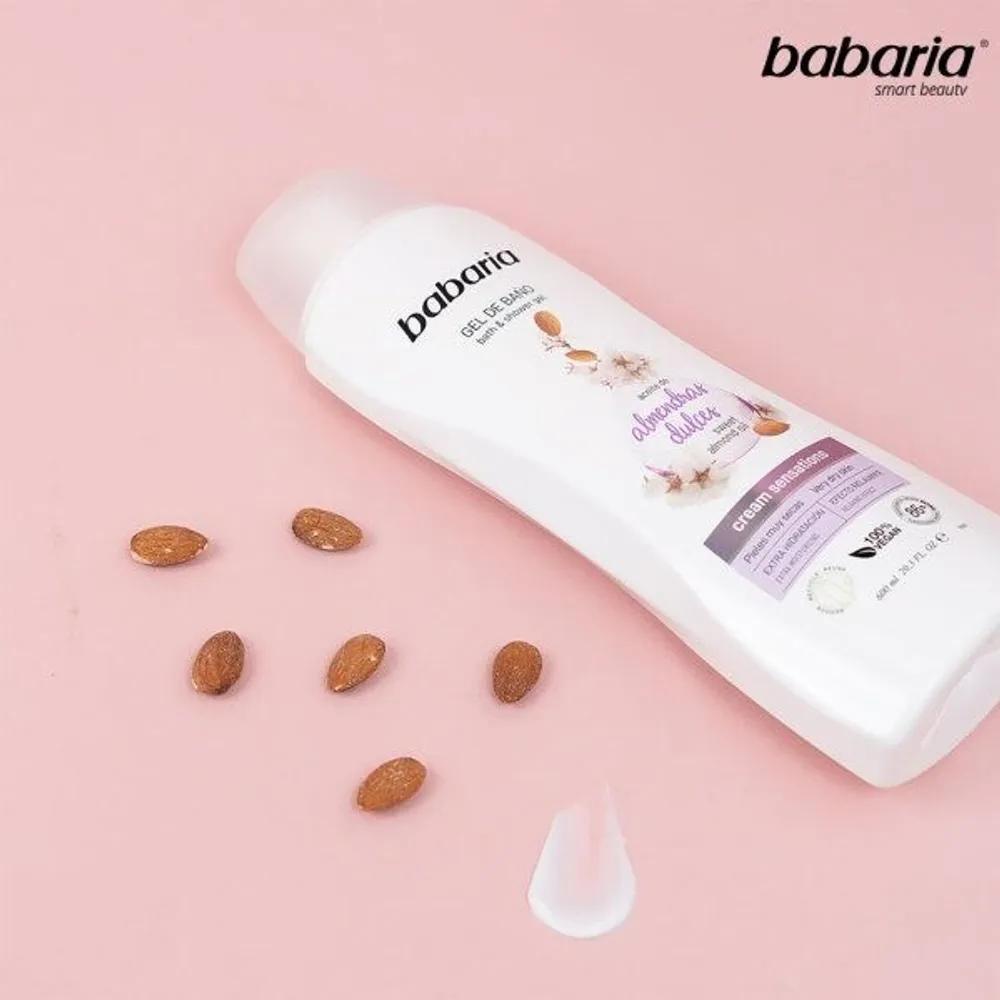 [babaria] Sweet Almond Creamy Bath & Body Wash 1000ml