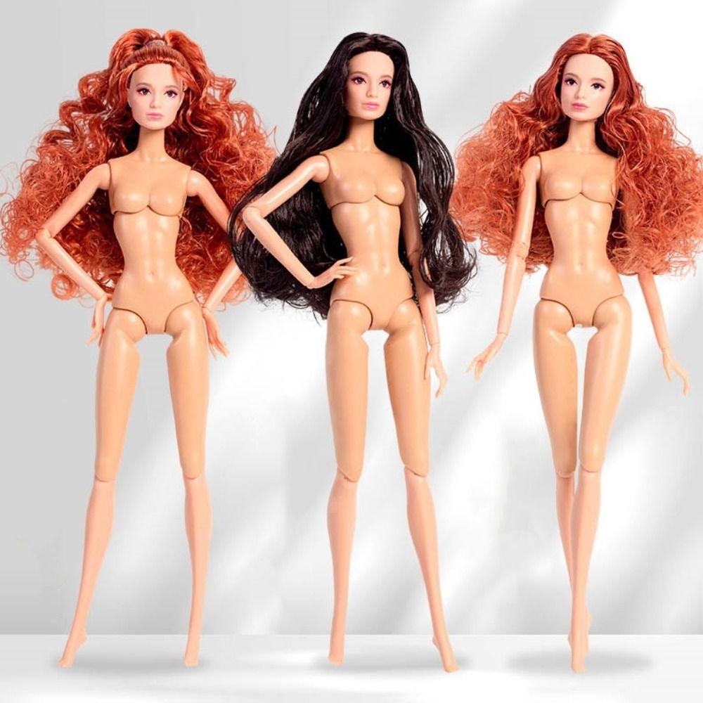 Blond Hair Supermodel Doll Joint Movable Doll Body Dress Up 1/6 BJD Doll DIY Toy