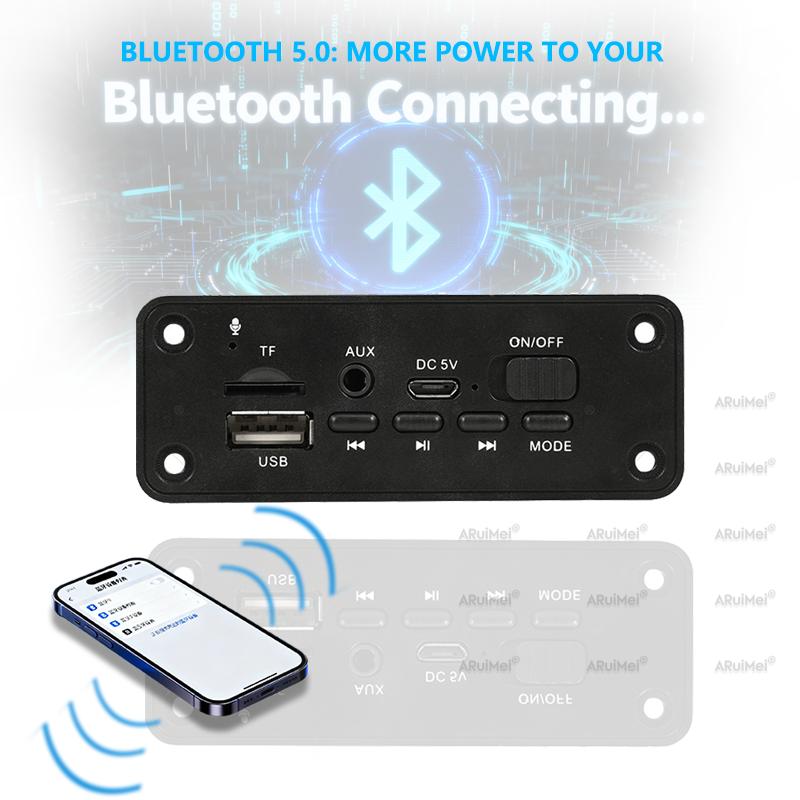 2x3W Mini Stereo Audio Amplifier Board with PBC Case DC 3.7-5V for FiiO Ampero II DIY Speaker Portable Power Bank Mobile Phone