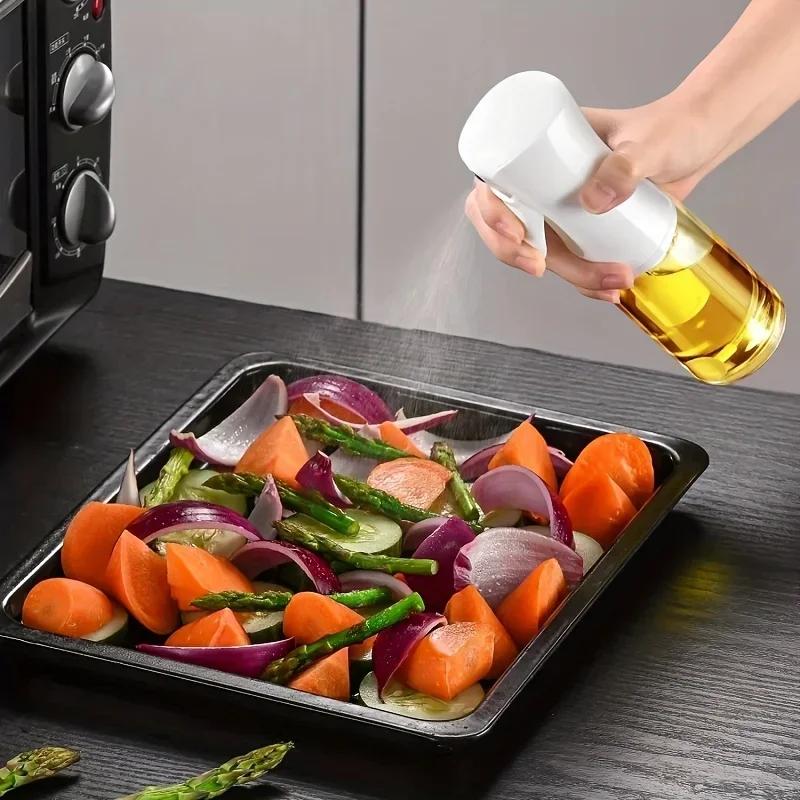 200ml 300ml 500ml Oil Spray Bottle Kitchen Cooking Olive Oil Dispenser Camping BBQ Baking Vinegar Soy Sauce Sprayer Containers