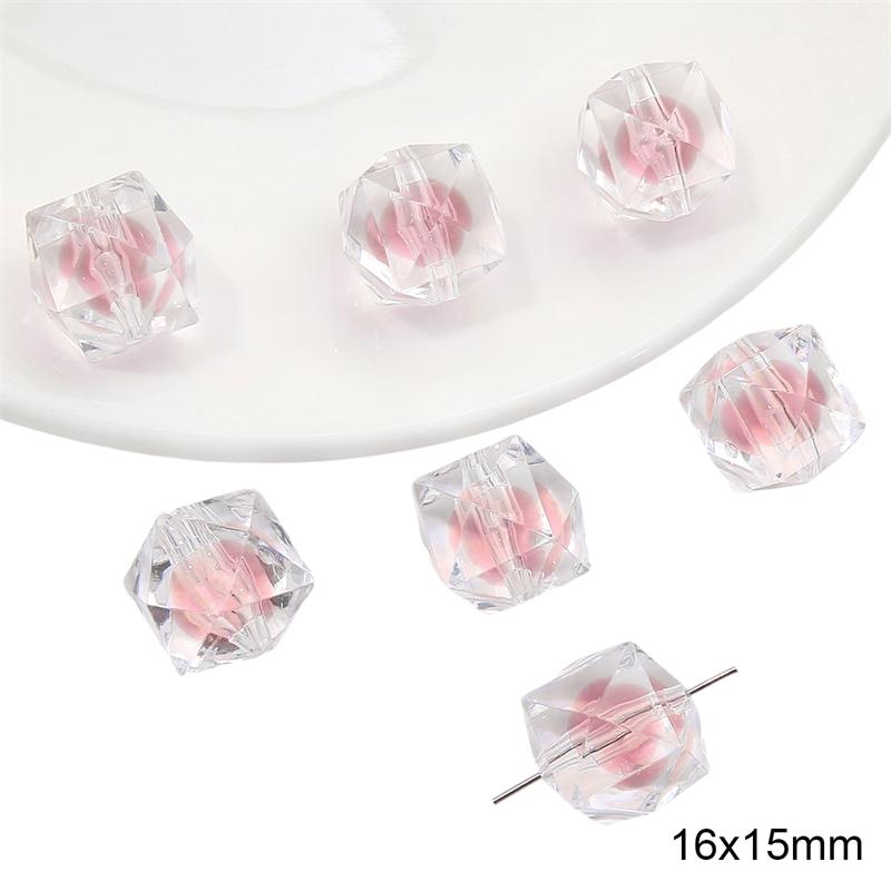 Acrylic Candy Beads Loose Spacer Beads for DIY Jewelry 10pcs