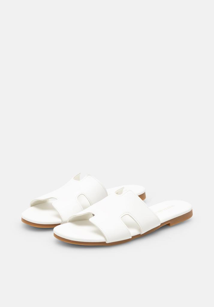 Wittchen Women's Flip-Flops In Eco-Leather White