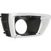 Passenger Side Fog Light Bezel For 2014-2018 Subaru Forester, 2.0 Turbo Models Chrome, Made Of ABS SU1039107 57731SG080(Right)