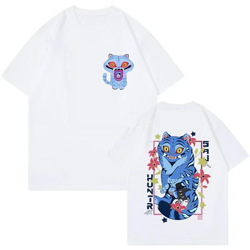 Kpop Demon Hunters Cotton Shirt Huntrix Mira Rumi Zoey Derpy Tiger Tees Gift for Men Women Saja Boys Fans Clothes Trending Tops