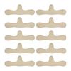 DYS 1/5/10 Pezzi Fodere per Reggiseno in Cotone per Assorbimento del Sudore, Cuscinetti Lavabili Sotto il Seno, Assorbitori di Umidità Riutilizzabili per Seno, Articoli per Sudorazione Donna