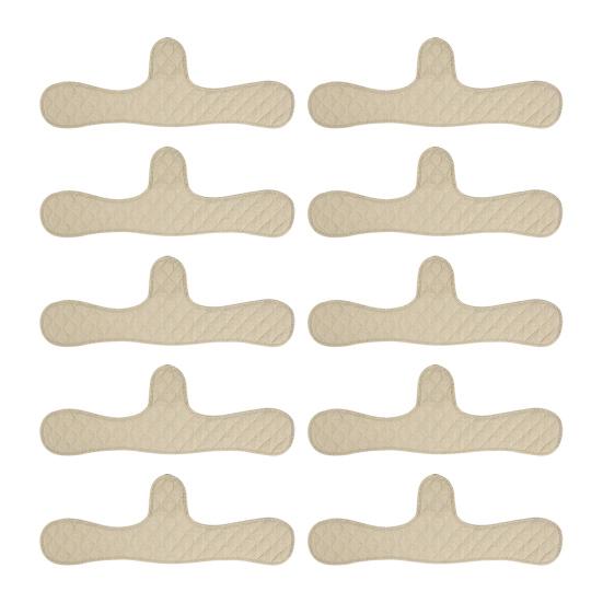 DYS 1/5/10 Pezzi Fodere per Reggiseno in Cotone per Assorbimento del Sudore, Cuscinetti Lavabili Sotto il Seno, Assorbitori di Umidità Riutilizzabili per Seno, Articoli per Sudorazione Donna
