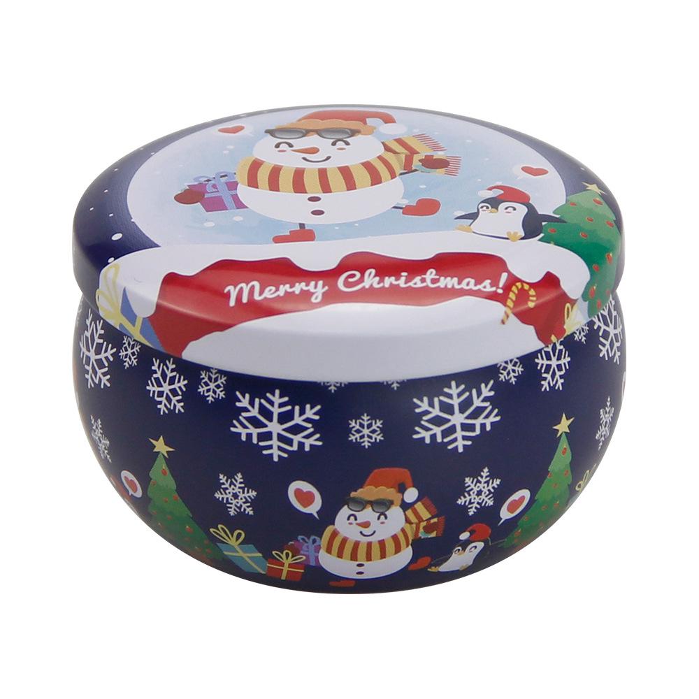 2.2 Oz Tea Pear Paste Candy Tin Gift Box with Candle Can Storage